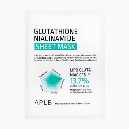 APLB Glutathione Niacinamide Sheet Mask