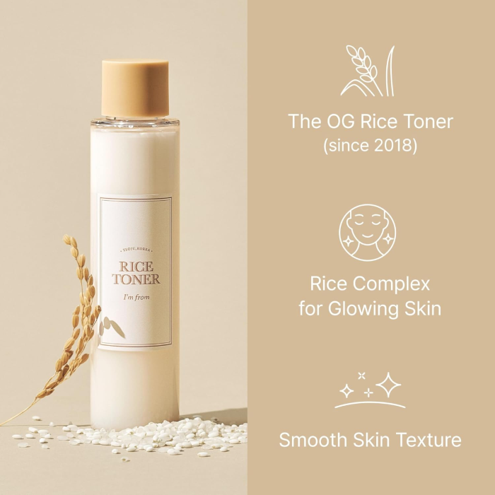 I'm From Rice Toner | Smooth Skin Texture