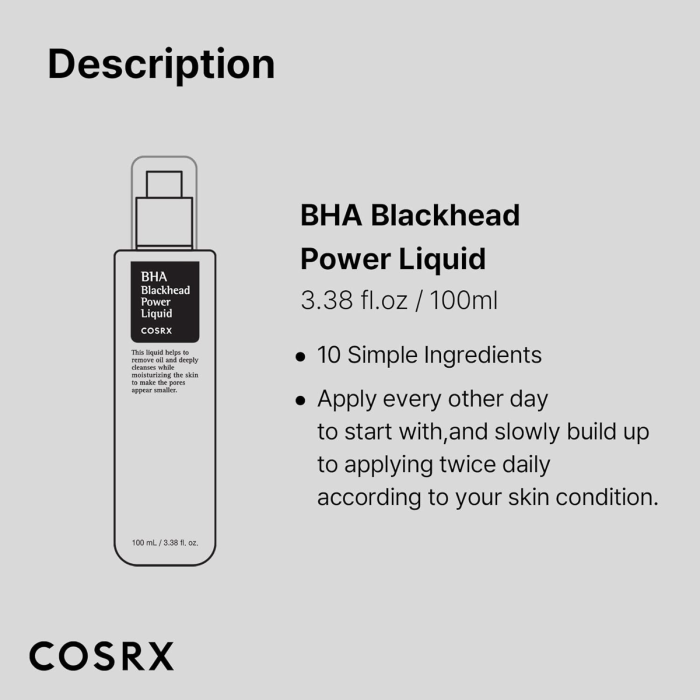 COSRX BHA Blackhead Power Liquid COSRX BHA Blackhead Power Liquid
