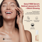 KSECRET Seoul 1988 Serum Retinal Liposome 2% + Black Ginseng | Powerful Serum for wrinkles, pigmentation and skin texture improvement