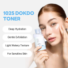 Round Lab - 1025 Dokdo Toner: Deep Hydration, Gentle Exfoliation, Light Watery texture | For Sensitive Skin