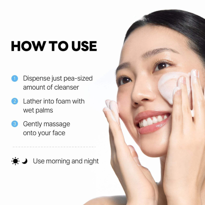 Round Lab - Dokdo Cleanser Round Lab - Dokdo Cleanser: How to use