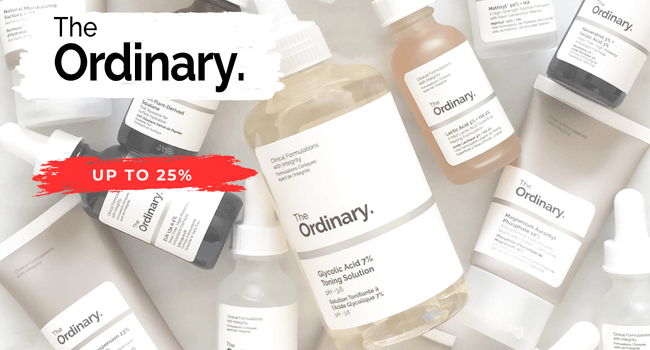 The Ordinary Special Discount Banner