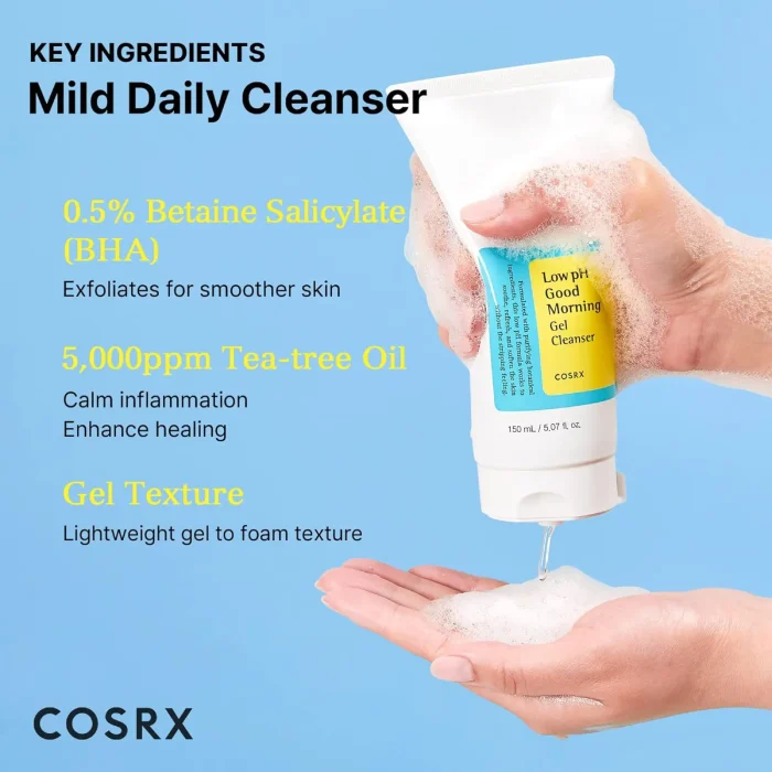 COSRX Low pH Good Morning Gel Cleanser 4 COSRX Low pH Good Morning Gel Cleanser