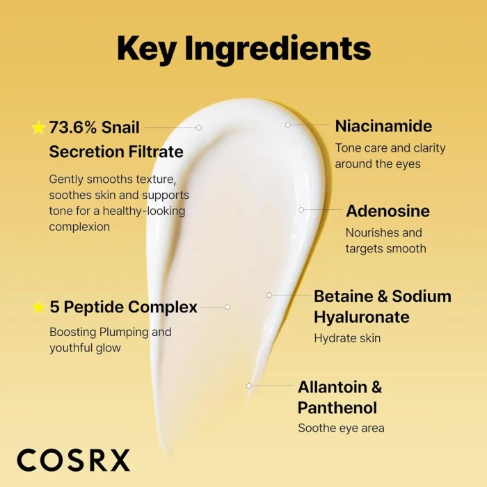 COSRX - Advanced Snail Peptide Eye Cream 5 COSRX - Advanced Snail Peptide Eye Cream 5