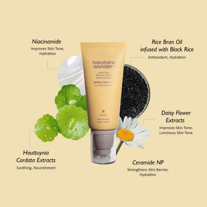 Haruharu Wonder - Black Rice Moisture Airyfit Sunscreen 4