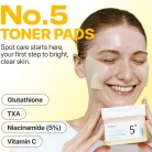 Numbuzin No.5+ Glutathione Vitamin-Niacinamide Concentrated Pad 4