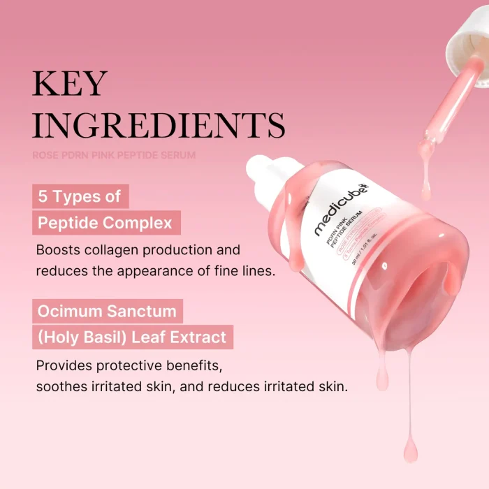 medicube - PDRN Pink Peptide Serum 5 medicube - PDRN Pink Peptide Serum 5