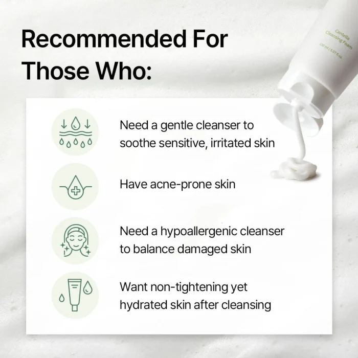 mixsoon - Centella Cleansing Foam 3