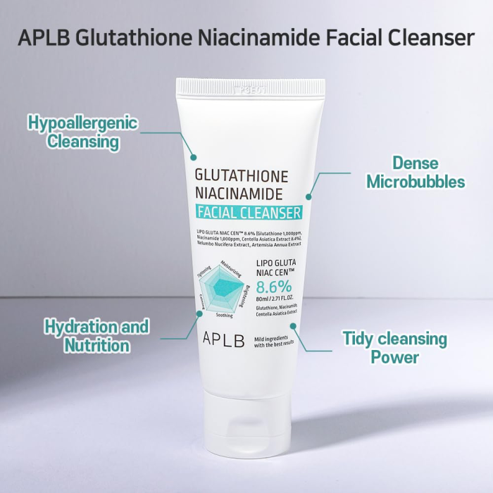 APLB - Glutathione Niacinamide Facial Cleanser 5 APLB - Glutathione Niacinamide Facial Cleanser 5