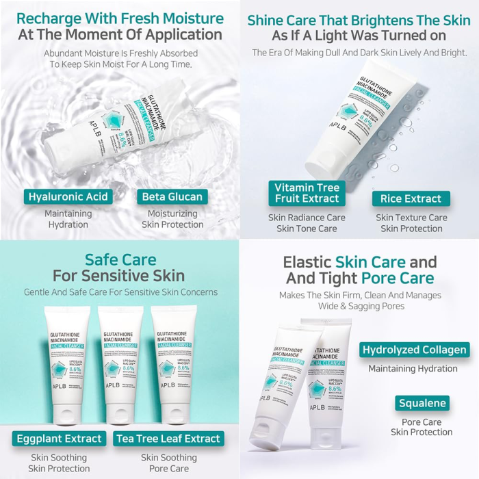 APLB - Glutathione Niacinamide Facial Cleanser 7 APLB - Glutathione Niacinamide Facial Cleanser 7