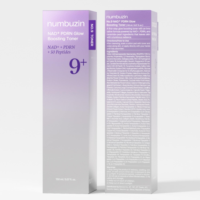 No.9 NAD+ PDRN Glow Boosting Toner 7