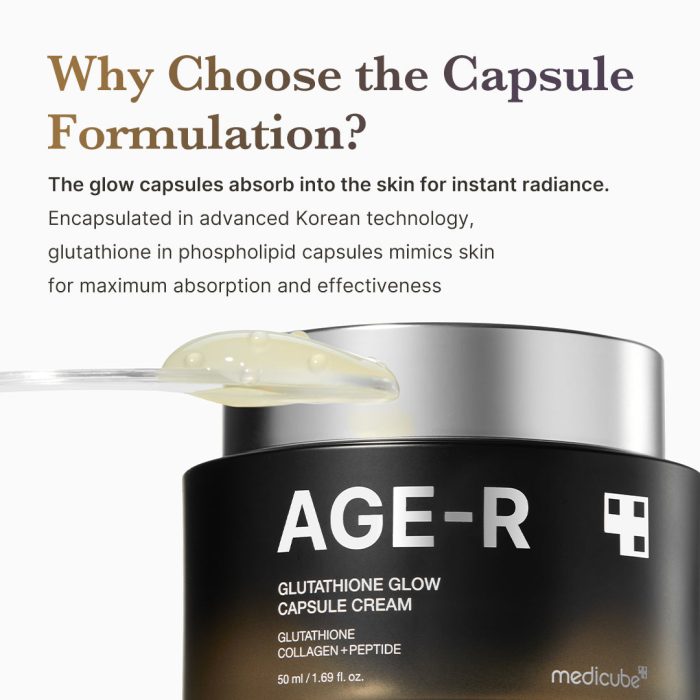 Medicube - AGE-R Glutathione Glow Capsule Cream 4 Medicube - AGE-R Glutathione Glow Capsule Cream 4