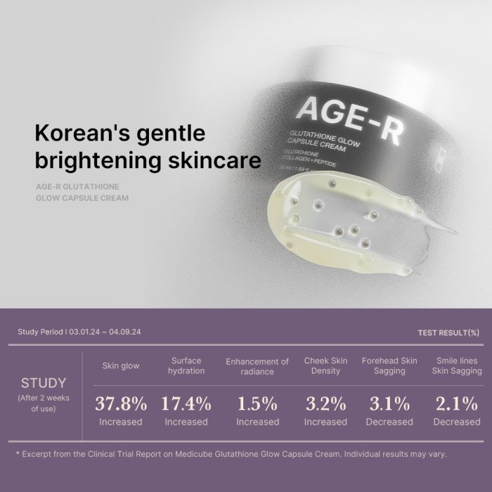 Medicube - AGE-R Glutathione Glow Capsule Cream 6 Medicube - AGE-R Glutathione Glow Capsule Cream 6