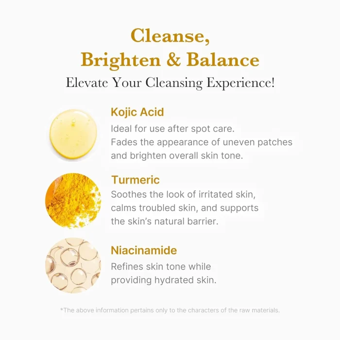 Medicube - Kojic Acid Turmeric Toning Cleanser 4 Medicube - Kojic Acid Turmeric Toning Cleanser 4
