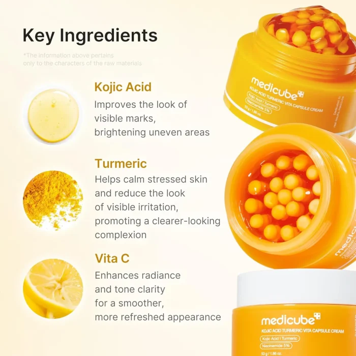 Medicube - Kojic Acid Turmeric Vita Capsule Cream 4 Medicube - Kojic Acid Turmeric Vita Capsule Cream 4