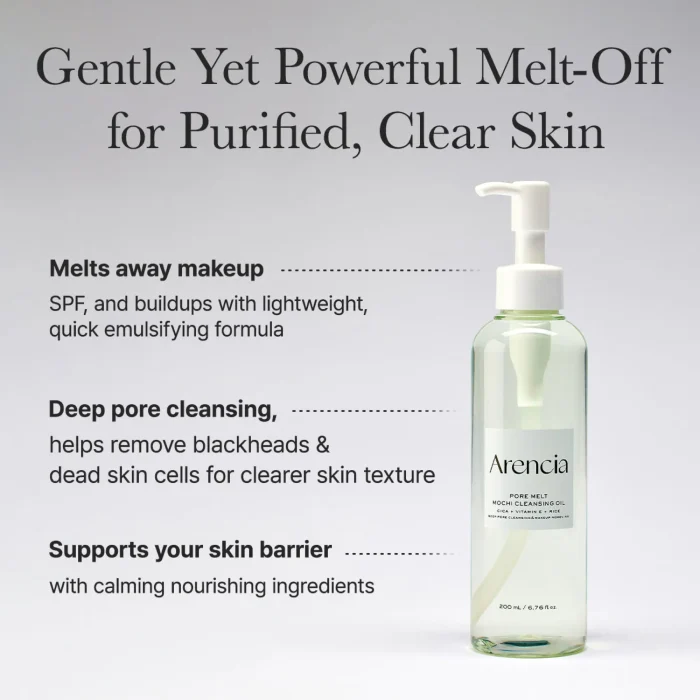 Arencia - Pore Melt Mochi Cleansing Oil 7