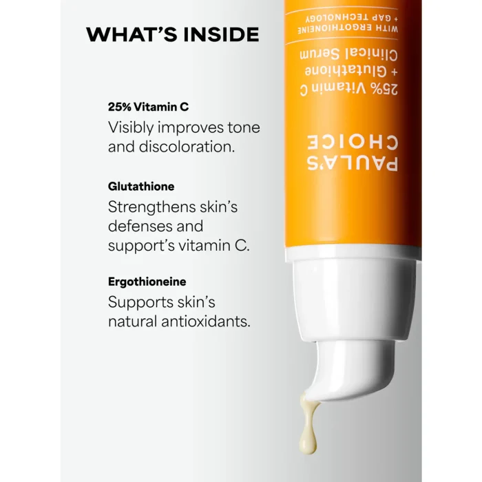 Paula's Choice - 25% Vitamin C + Glutathione Clinical Serum 4 Paula's Choice - 25% Vitamin C + Glutathione Clinical Serum 4