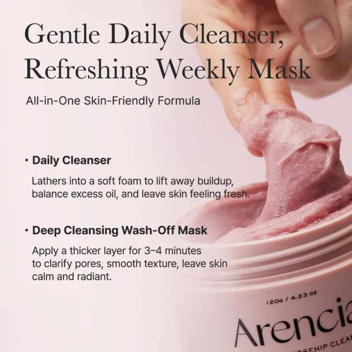 Arencia - Fresh Royal Rosehip Rice Mochi Cleanser 3 Arencia - Fresh Royal Rosehip Rice Mochi Cleanser 3