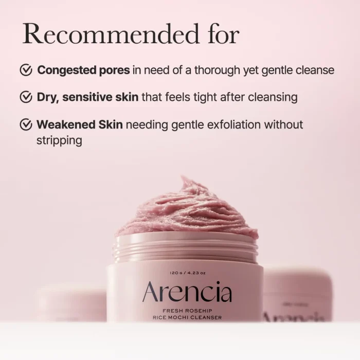 Arencia - Fresh Royal Rosehip Rice Mochi Cleanser 5 Arencia - Fresh Royal Rosehip Rice Mochi Cleanser 5