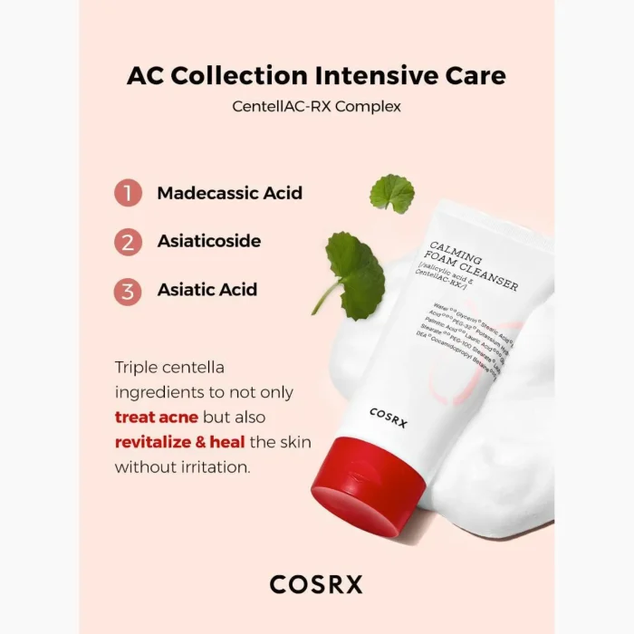 COSRX AC Collection Calming Foam Cleanser 3 COSRX AC Collection Calming Foam Cleanser 3