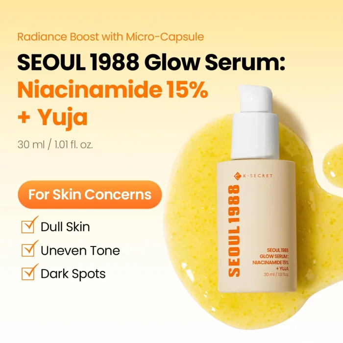 K-SECRET - SEOUL 1988 Glow Serum - Niacinamide 15% + Yuja 5 K-SECRET - SEOUL 1988 Glow Serum - Niacinamide 15% + Yuja 5