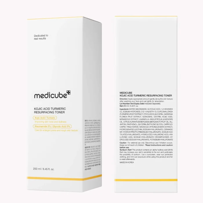 Medicube - Kojic Acid Turmeric Resurfacing Toner 250 ML 6 Medicube - Kojic Acid Turmeric Resurfacing Toner 250 ML 6