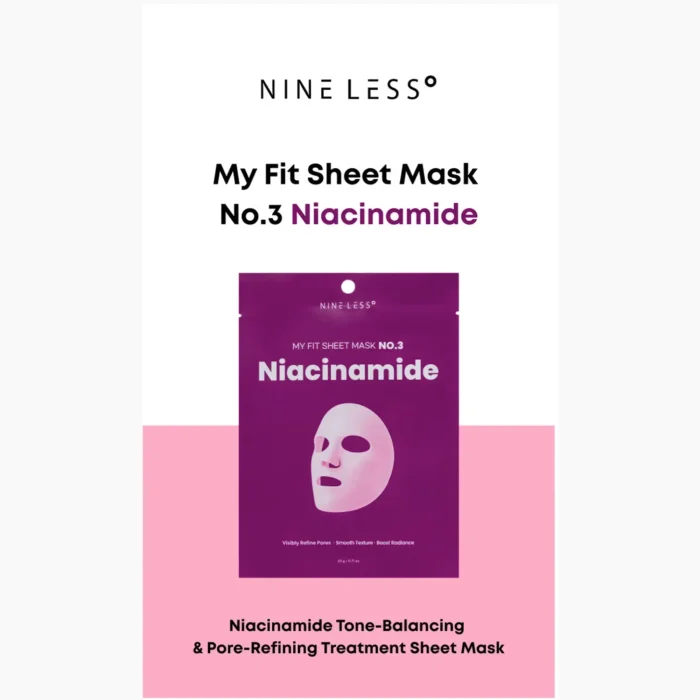 Nineless - My Fit Sheet Mask 1 sheet - No.3 Niacinamide 2