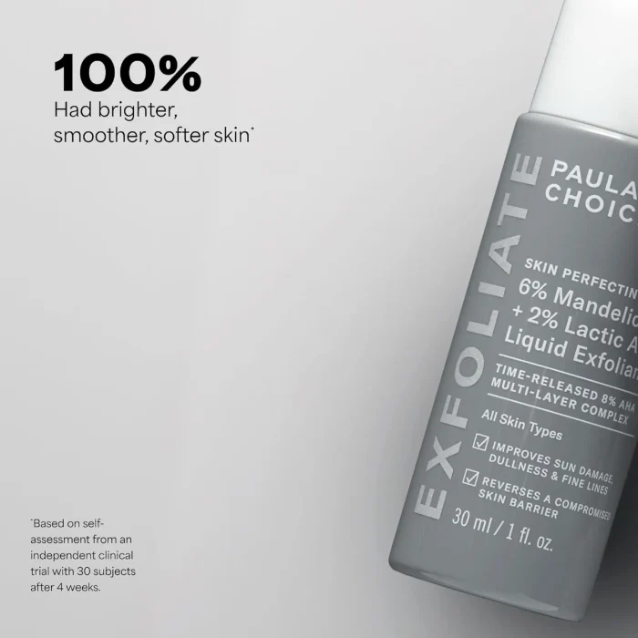 Paula's Choice - Skin Perfecting 6% Mandelic Acid + 2% Lactic Acid AHA Exfoliator 9 Paula's Choice - Skin Perfecting 6% Mandelic Acid + 2% Lactic Acid AHA Exfoliator 9