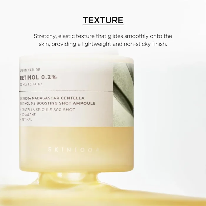 SKIN1004 - Lab in Nature Madagascar Centella Retinol 0.2 Boosting Shot Ampoule 6