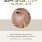 SKIN1004 - Madagascar Centella Air Fit Suncream Light 4